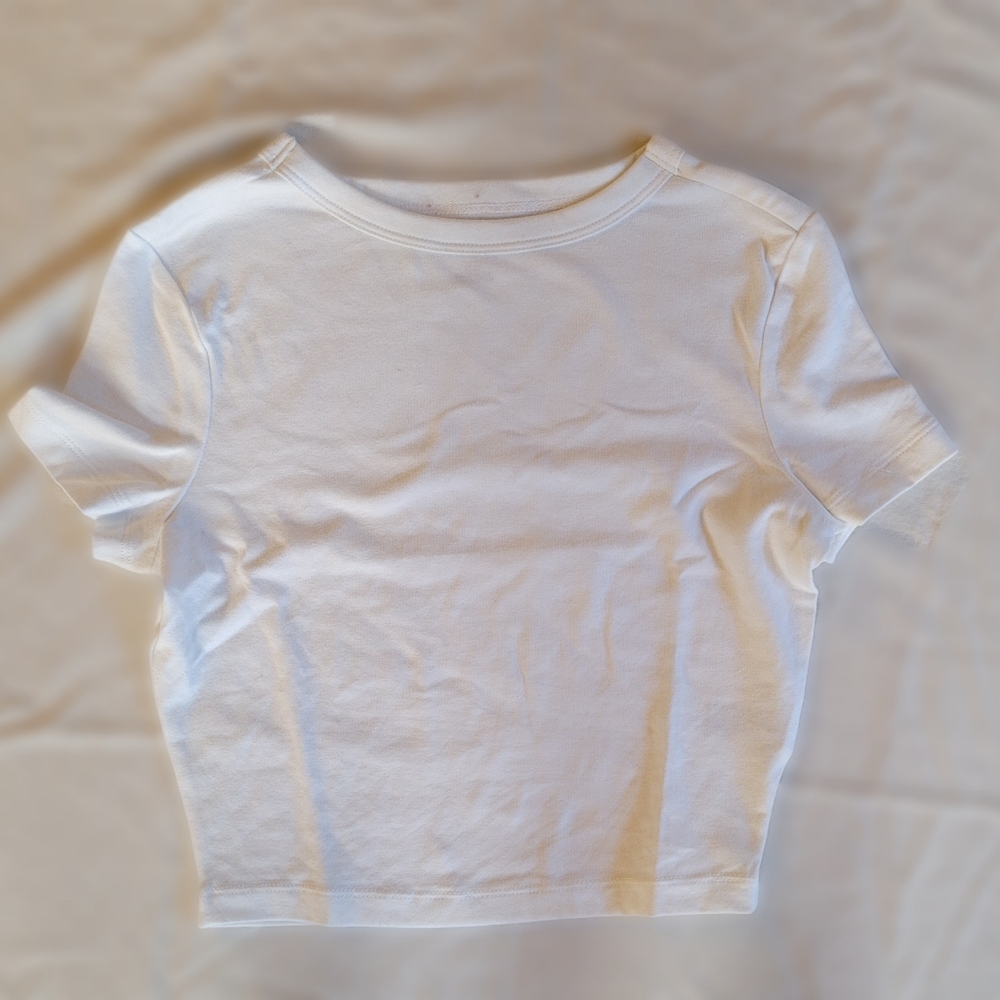 Wild Fable White Baby Tee | Size XXS